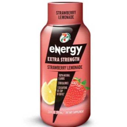 Order 7-Select Energy Shot Extra Strength Strawberry Lemonade 2oz food online from 7-Eleven store, San Antonio on bringmethat.com