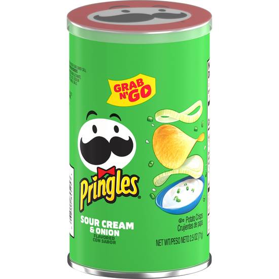 Order Pringles Sour Cream & Onion Potato Crisps Grab N' Go, 2.5 OZ food online from Cvs store, LITTLE ROCK on bringmethat.com