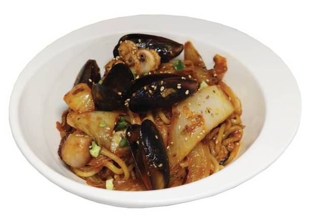Order Fried Noodles with Spicy Seafood food online from Pollo Pollo store, Pleasant Hill on bringmethat.com