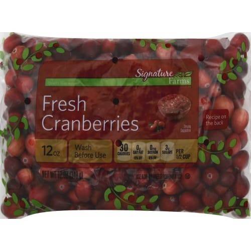 Order Signature Farms · Fresh Cranberries (12 oz) food online from Safeway store, Colorado Springs on bringmethat.com