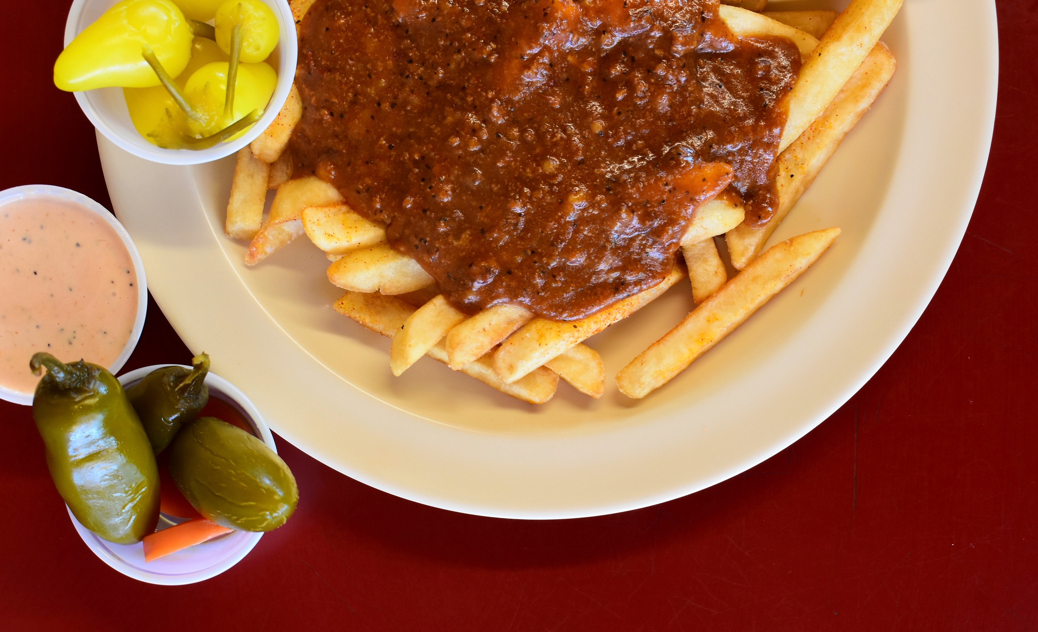 Order Chili Fries food online from Boy Burgers store, Los Angeles on bringmethat.com