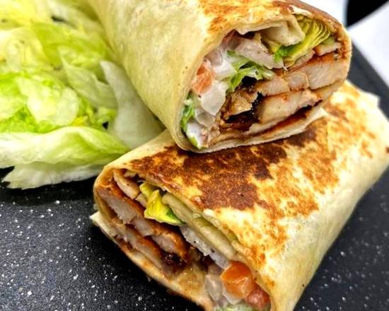 Order Beef Shawarma Wrap food online from Kebab Time store, Houston on bringmethat.com