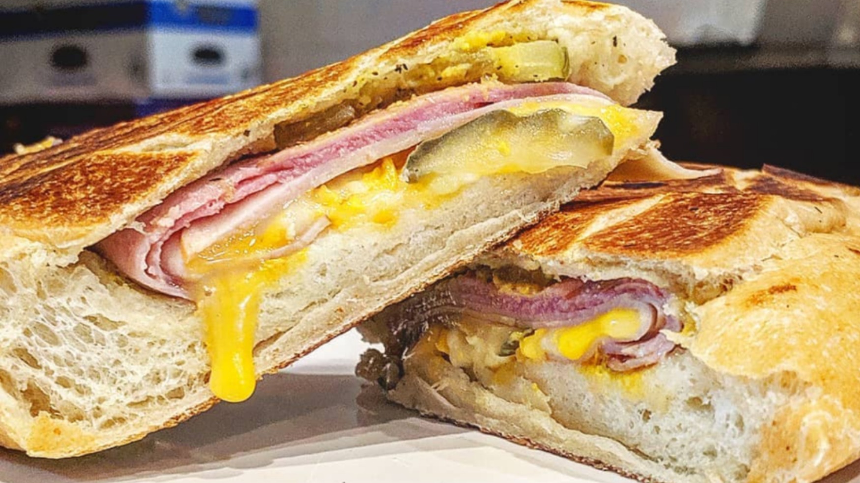 Order Cuban Sandwich food online from Roots Cafe store, Cerritos on bringmethat.com