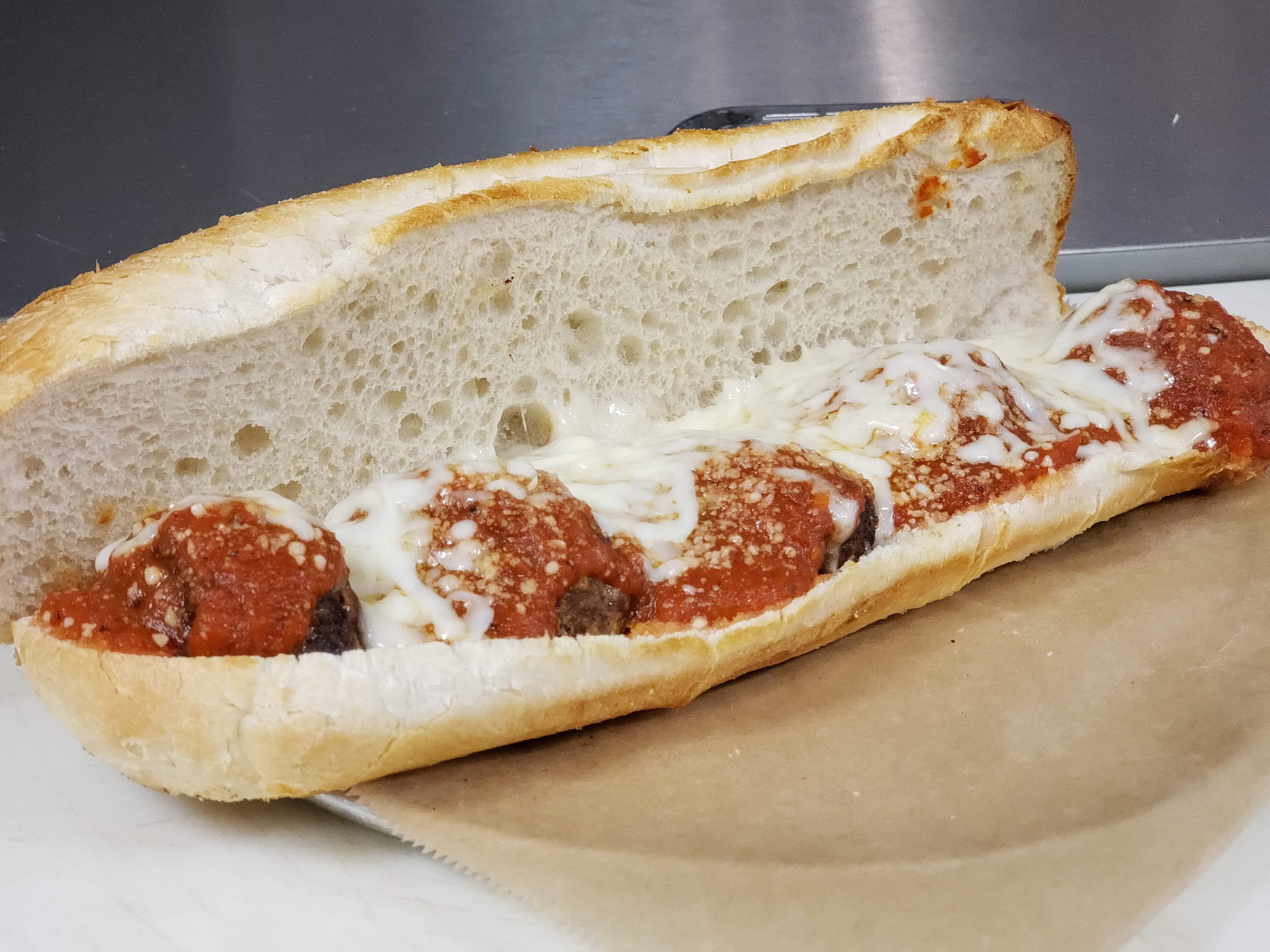 Order Meatball Sub food online from Angelo's Brick Oven Pizza store, Martinsburg on bringmethat.com