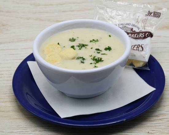 Order Cup New England Clam Chowder food online from Bubba Gump Shrimp Co. store, Universal City on bringmethat.com