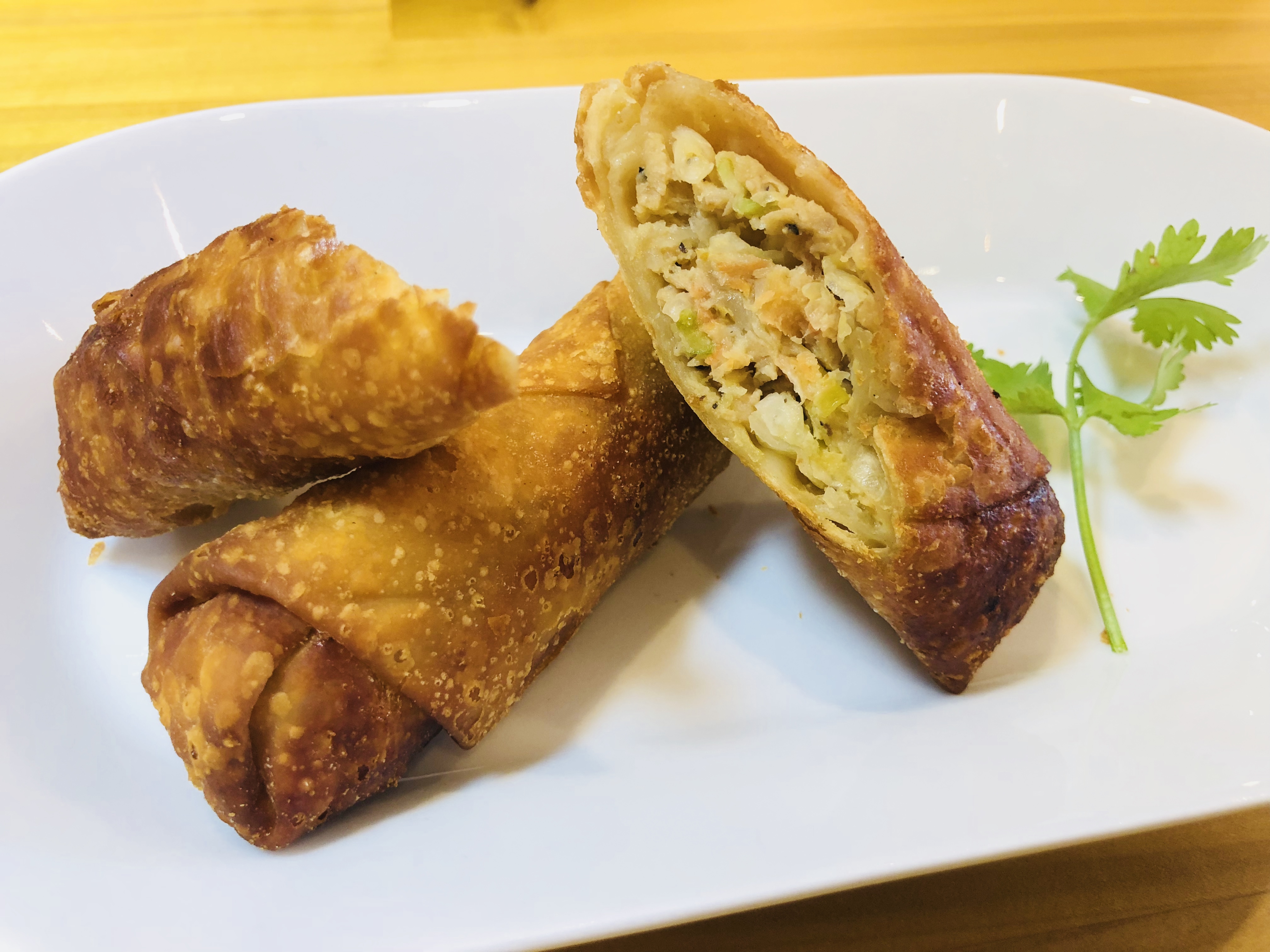 Order A3. Pork Egg Roll food online from Jin's Cafe-Asian Cuisine store, Houston on bringmethat.com