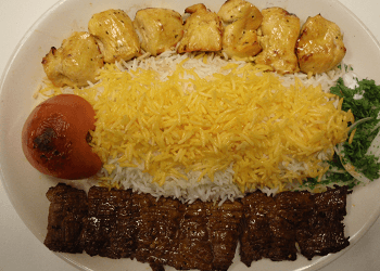 Order 14. Filet Combo food online from Caspian House of Kabob store, Gaithersburg on bringmethat.com