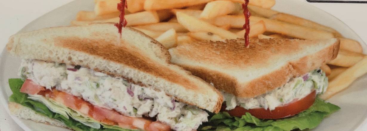 Order 1/2 Sandwich & Soup or Salad food online from Harry's Cafe- Katella Ave store, Stanton on bringmethat.com