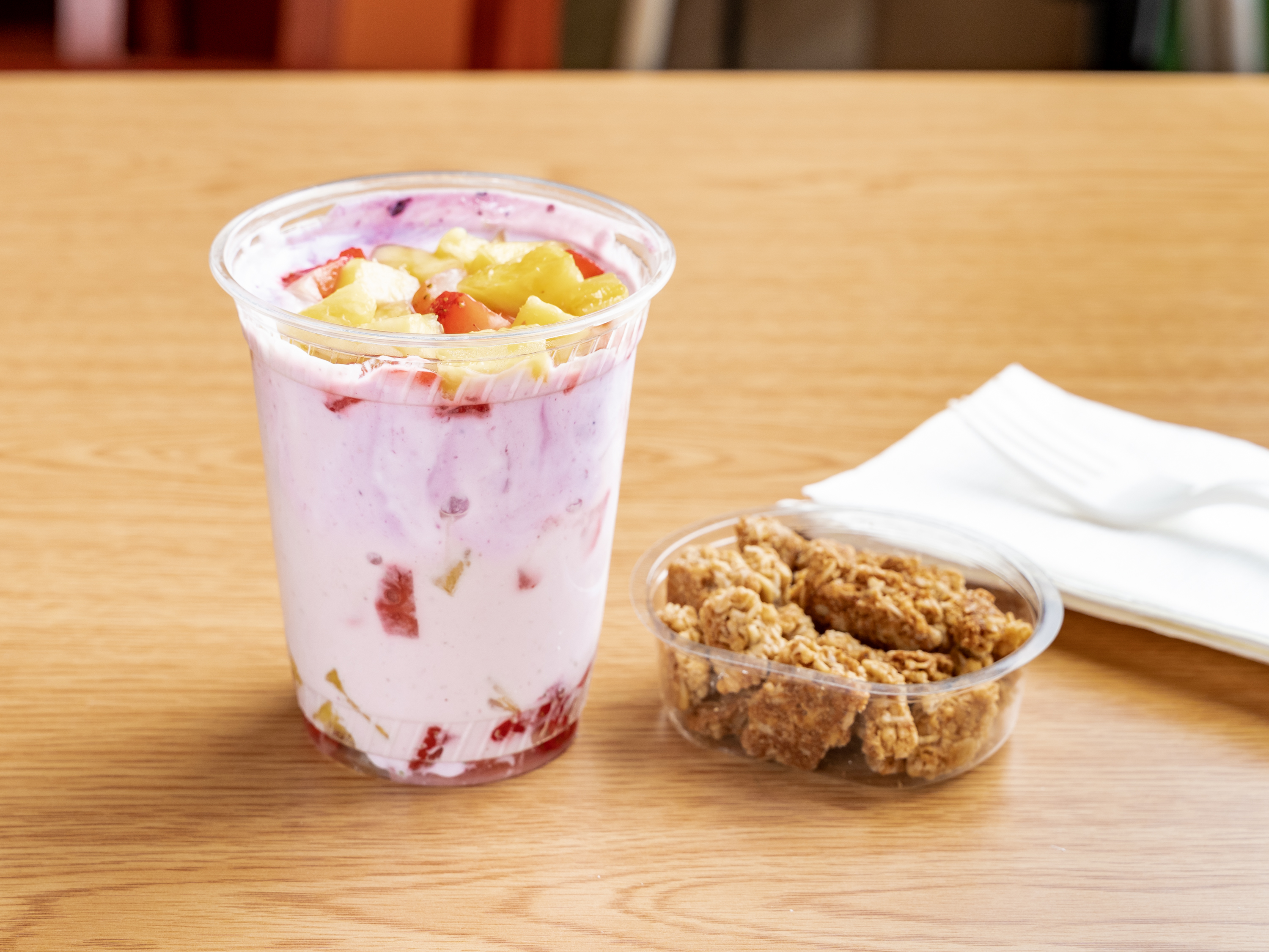 Order Fresh Fruit and Yogurt Parfait food online from Central Ave Bagels store, Bethpage on bringmethat.com