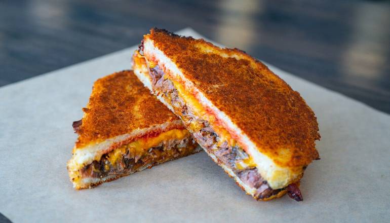 Order Short Rib Grilled Cheese food online from The Stand store, Woodland Hills on bringmethat.com