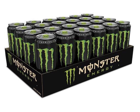 Order Monster Energy (24 pk) Cans (16 oz) food online from ampm store, SAN BRUNO on bringmethat.com