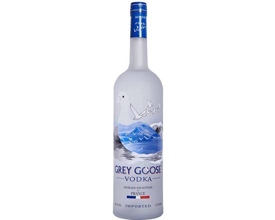 Order Grey Goose, 750mL vodka (40.0% ABV) food online from NEWBRIDGE WINES & SPIRITS CORP store, Levittown on bringmethat.com