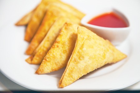 Order 2. Crab Rangoons  food online from China Chef store, Edison on bringmethat.com