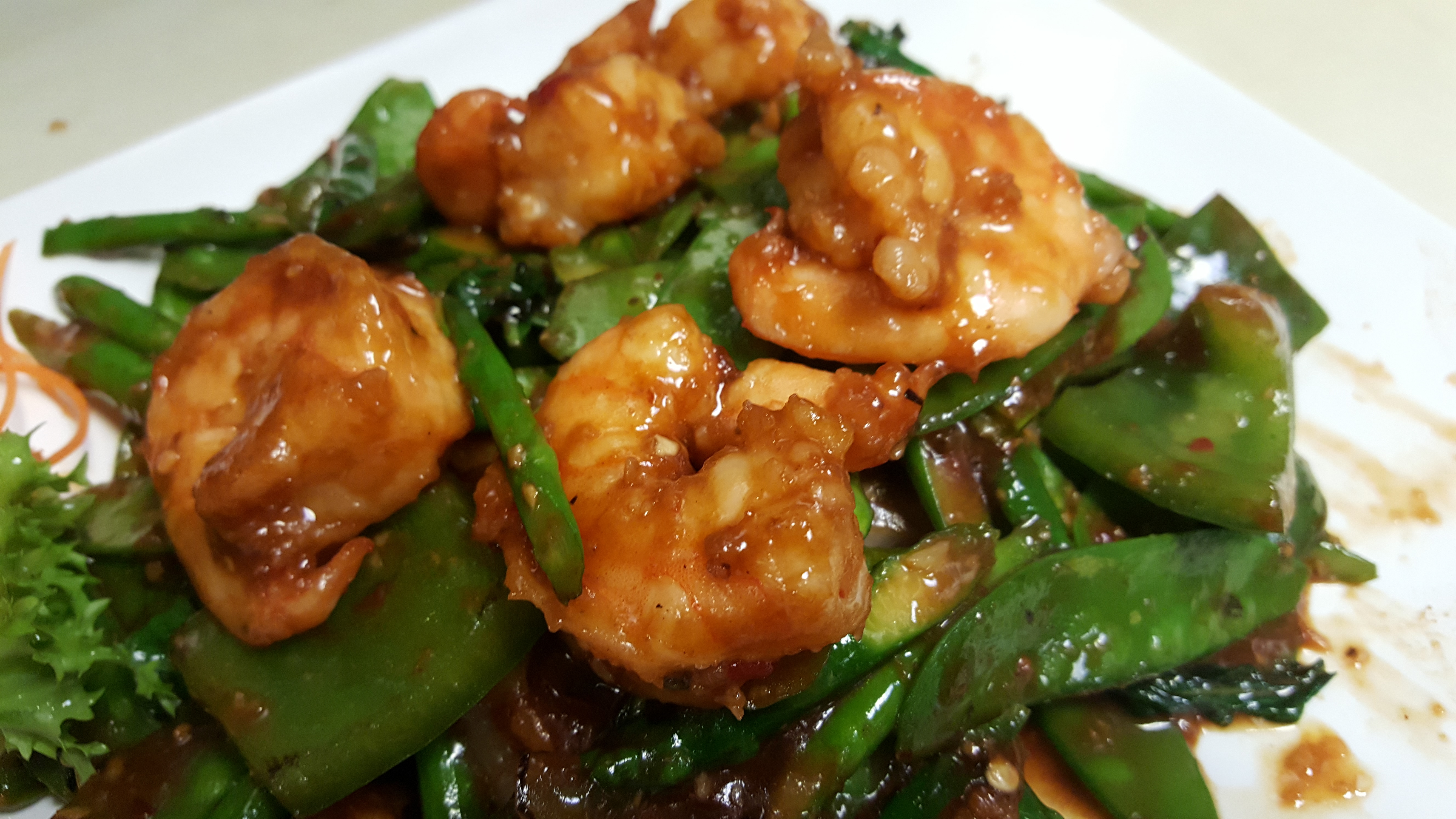 Order Spicy Basil Shrimp food online from Wu House store, Mokena on bringmethat.com