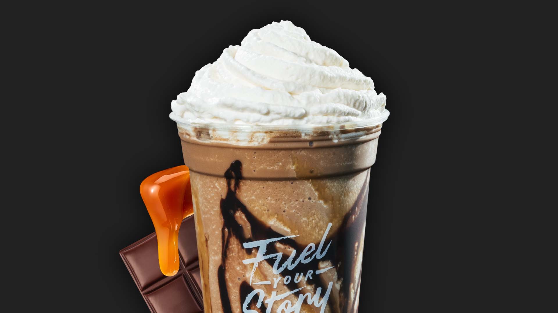 Order Caramel Truffle Chiller food online from Black Rock Coffee store, Tempe on bringmethat.com