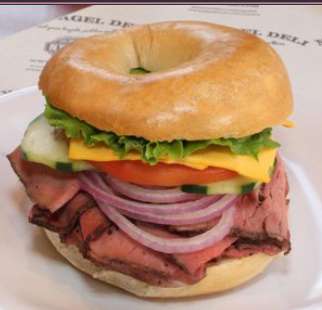 Order Ham Sandwich food online from NYC Bagel Deli store, Chicago on bringmethat.com