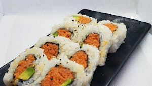Order Spicy Tuna Roll (8pcs) food online from Sushiya store, Pasadena on bringmethat.com