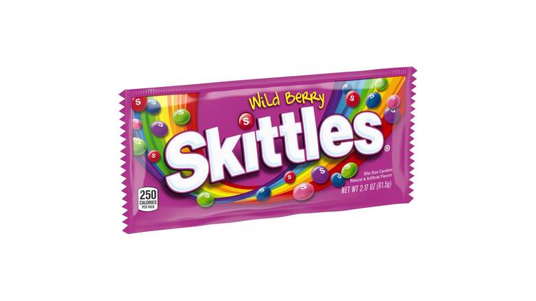 Order Skittles Bite Size Candies Wild Berry food online from Trumbull Mobil store, Trumbull on bringmethat.com