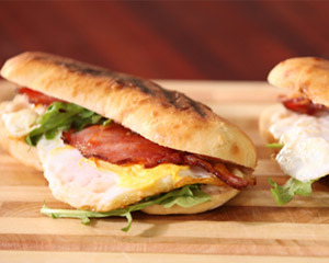 Order Ham and Cheese Sandwich food online from Venezia Pizza store, Redlands on bringmethat.com
