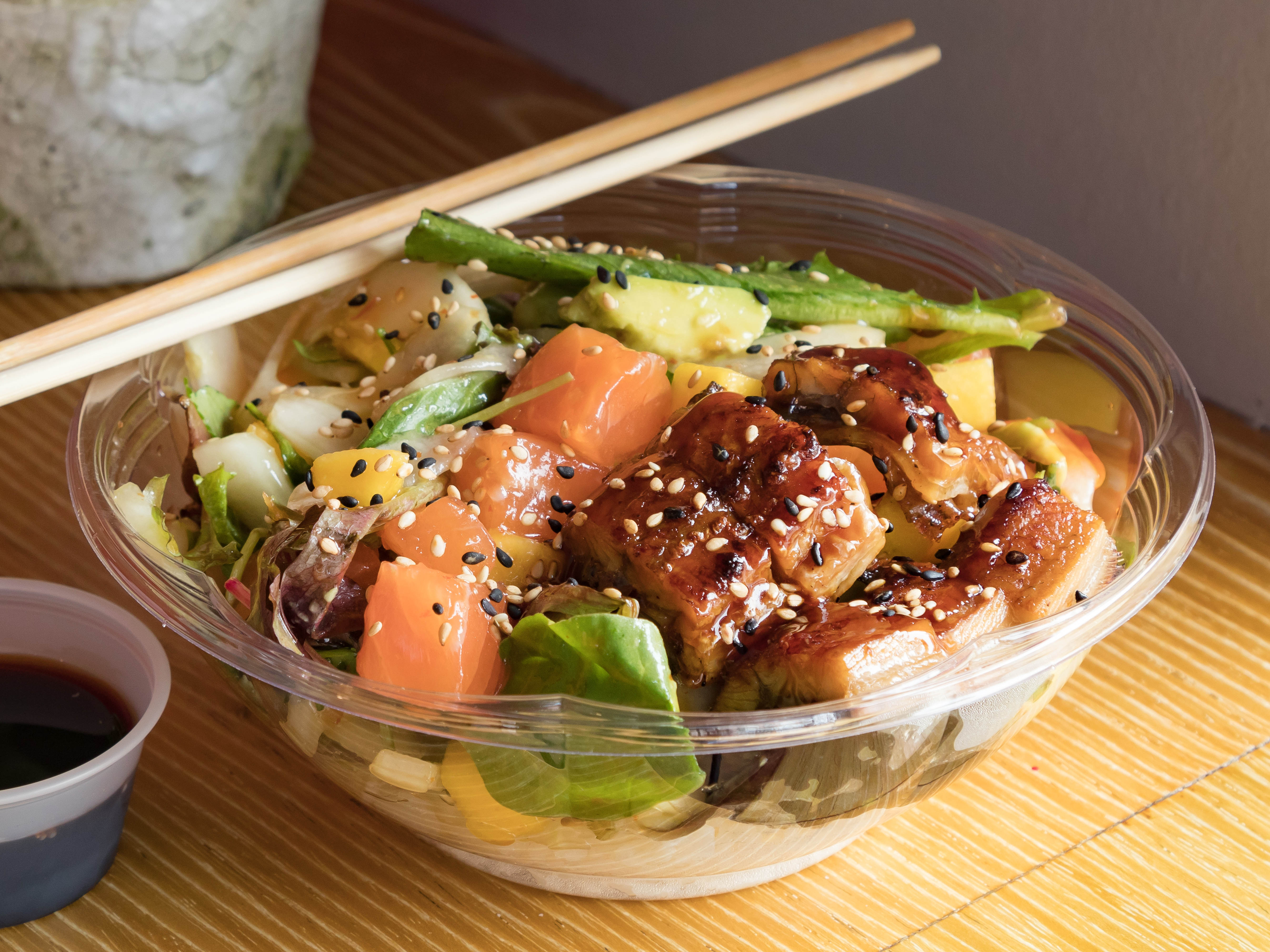 Order 2. South Street Bowl food online from Red Poke Express store, Philadelphia on bringmethat.com