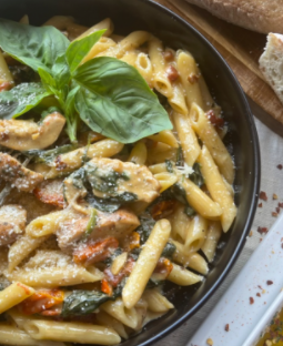 Order Creamy Chicken Penne food online from Sunset Cafe store, Greensburg on bringmethat.com