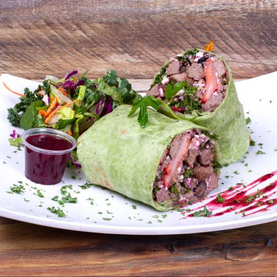 Order BERRY FILLET WRAP*    food online from The Protein Source store, Las Vegas on bringmethat.com