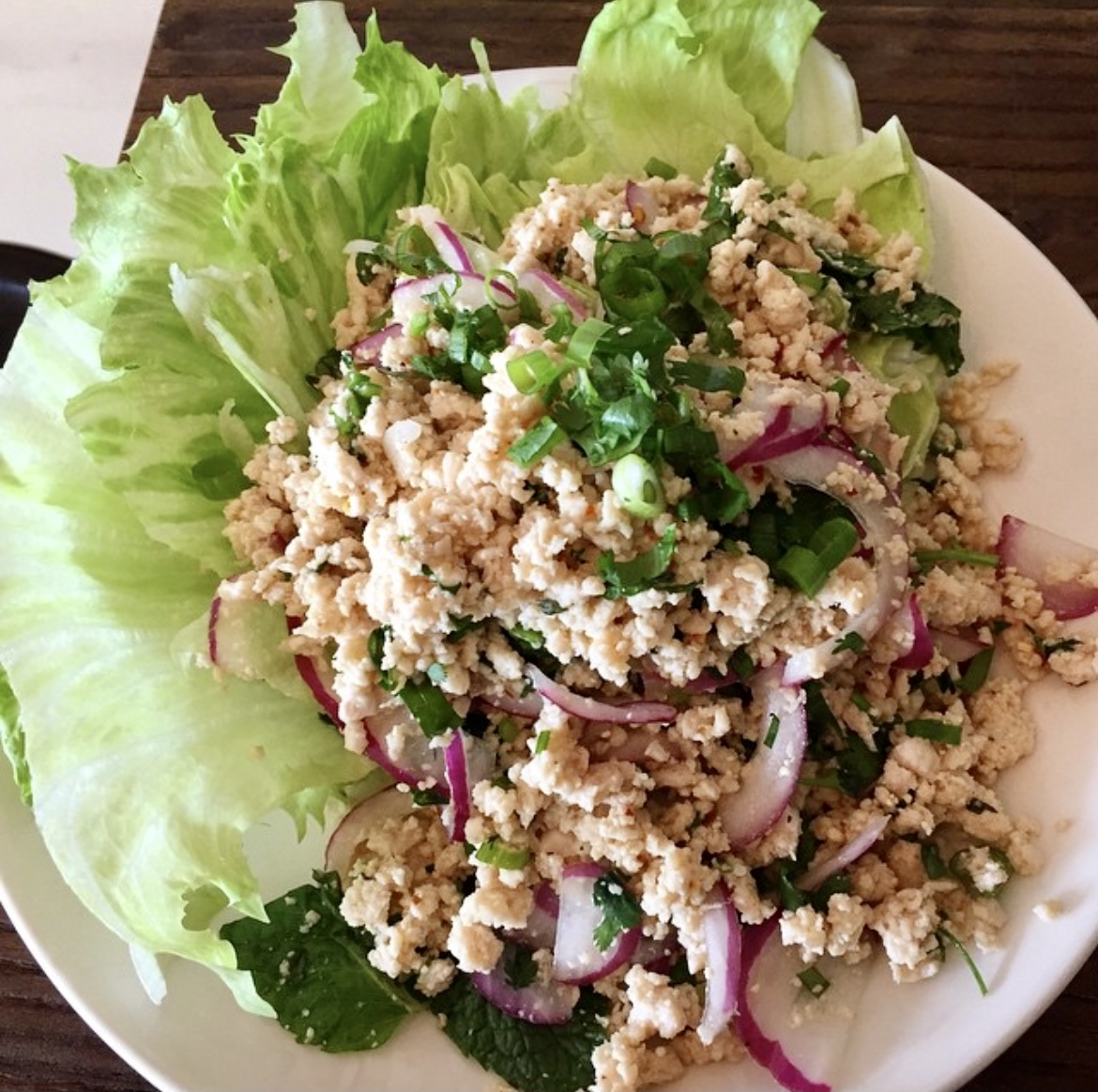 Order Larb Salad (Chiicken) food online from Thai Gulf store, San Diego on bringmethat.com
