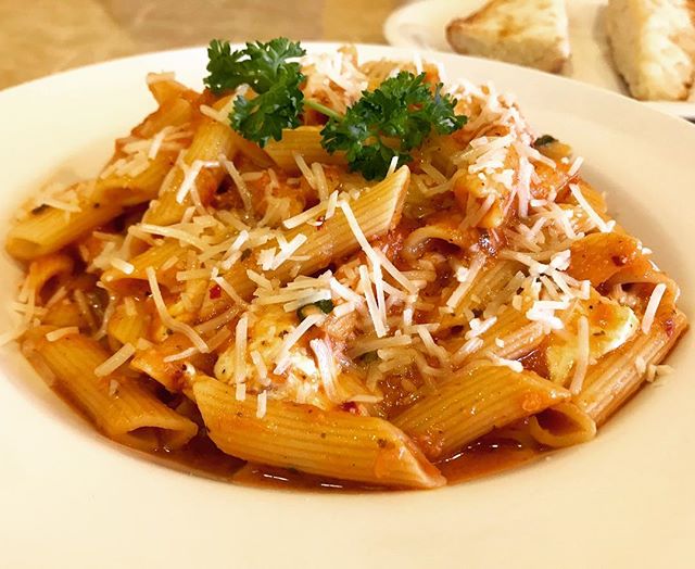 Order Spicy Penne food online from Riviera Village Pizza store, Redondo Beach on bringmethat.com