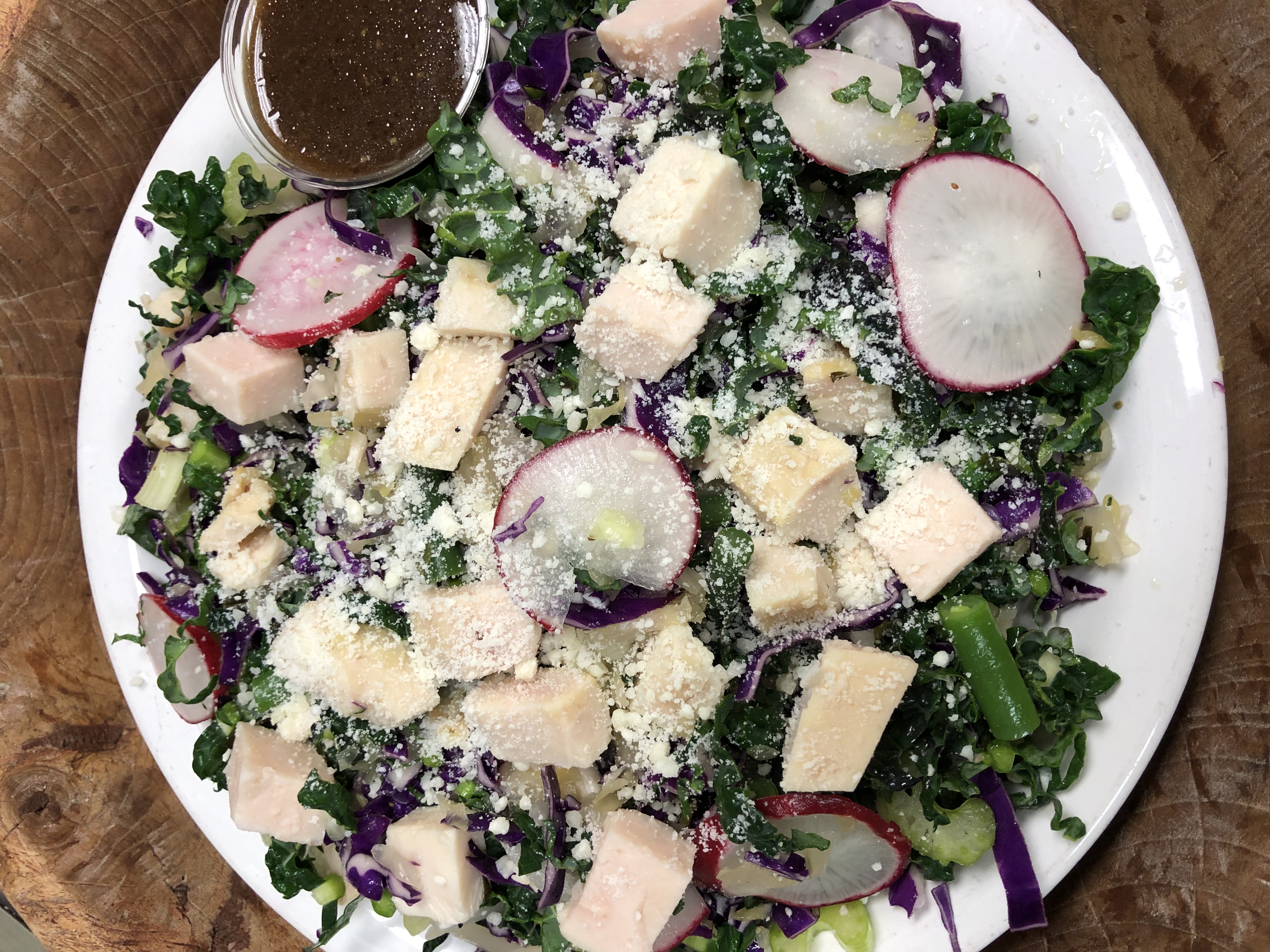 Order Chicken Kale "Keto" Salad food online from Las Best Salad Bar Powered By Mrs. Winstons store, Los Angeles on bringmethat.com