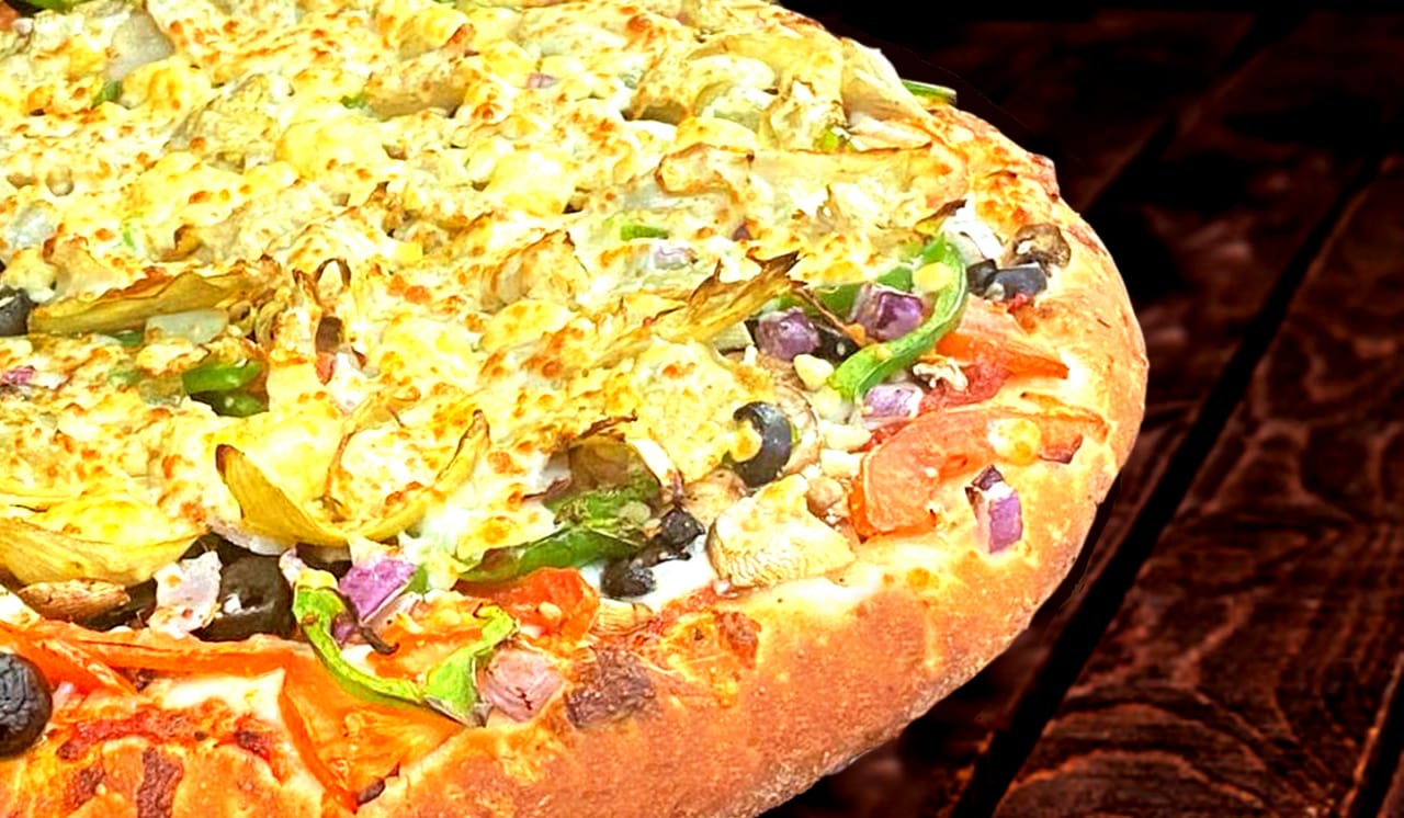 Order 8. Greek Feta Pizza food online from Via Mia Pizza store, San Jose on bringmethat.com