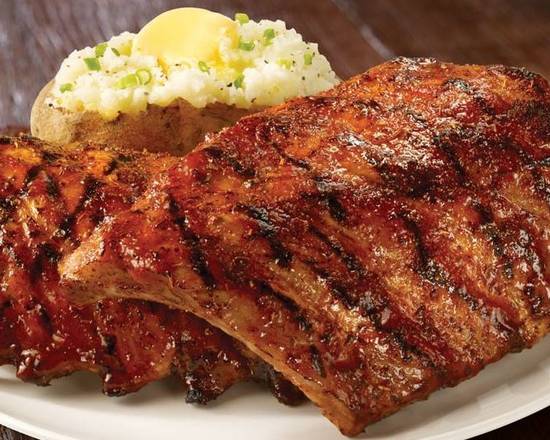Order Baby Back Ribs food online from Montana Mike Steakhouse store, El Reno on bringmethat.com