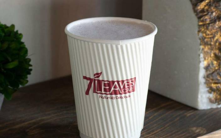 Order Taro Milk Tea Hot food online from 7leaves Cafe store, Campbell on bringmethat.com