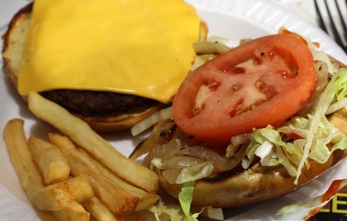 Order Double Cheeseburger food online from Franksville store, Chicago on bringmethat.com