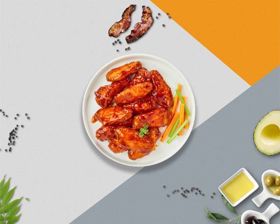 Order Chronicles of Sriracha Chicken Wings food online from Chick-N-Love store, Minneapolis on bringmethat.com
