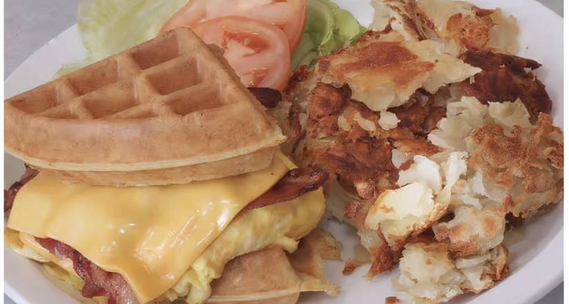 Order Waffle food online from Masters Pancake House store, Chicago on bringmethat.com