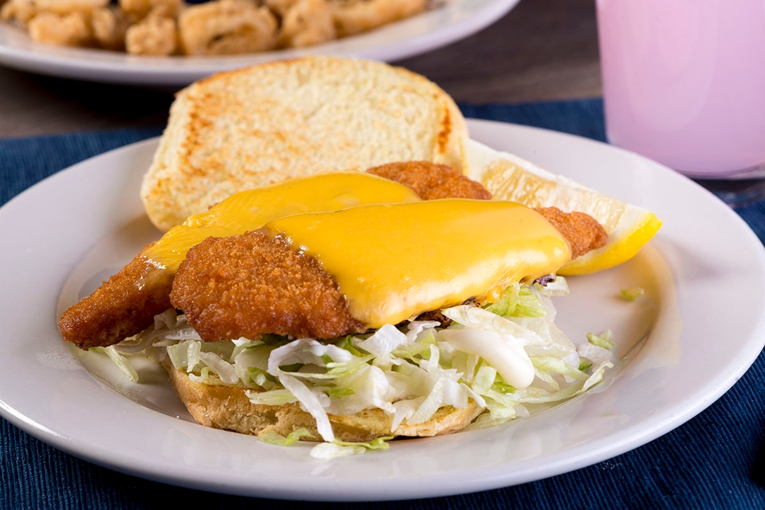 Order Fish Sandwich food online from Papa Gyros store, Canton on bringmethat.com