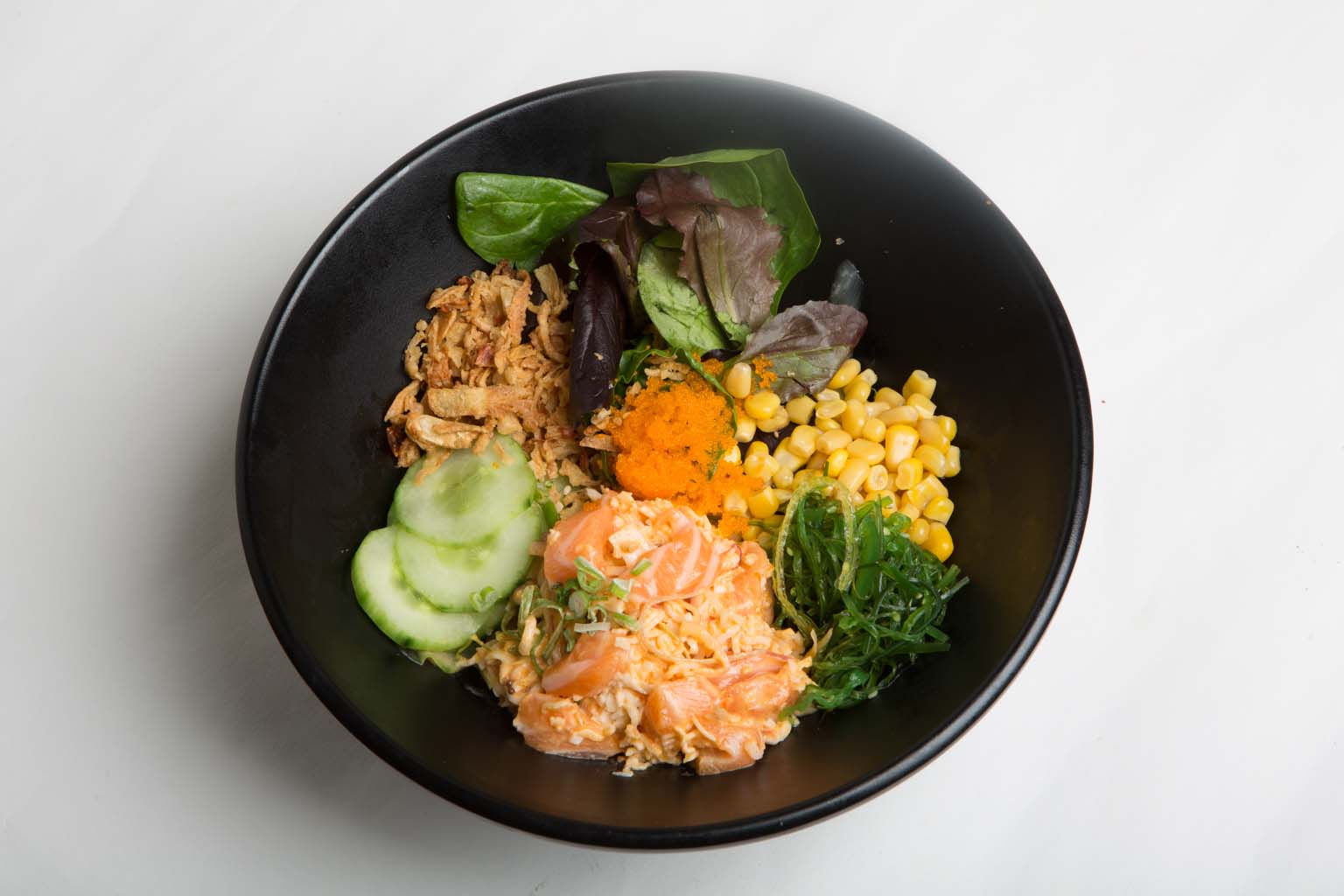 Order Poke Salmon Bowl food online from Kaiba Japanese Restaurant store, Anaheim on bringmethat.com