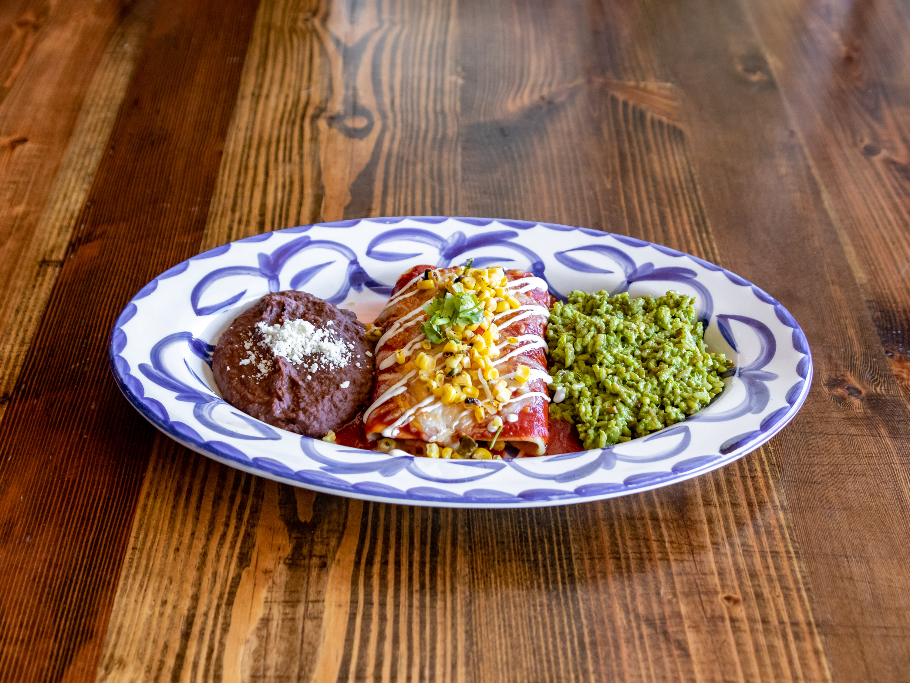 Order Enchiladas food online from Primo's Mx Kitchen store, Dallas on bringmethat.com