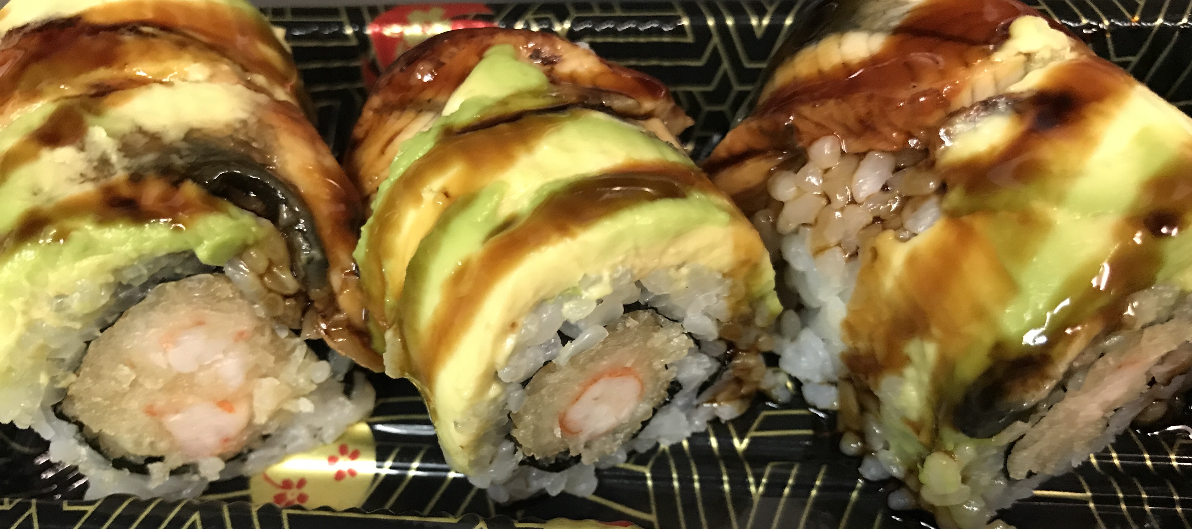 Order Dinosaur Roll food online from Iron Sushi store, New York on bringmethat.com