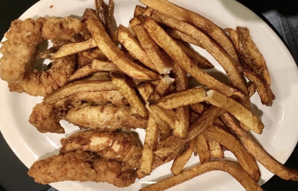 Order Kids Chicken Strips food online from Mad Greek Cafe store, Charlotte on bringmethat.com