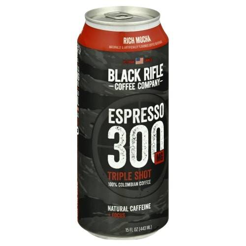 Order Black Rifle · Espresso 300 Mg Triple Shot Rich Mocha Coffee (15 fl oz) food online from Mesa Liquor store, Mesa on bringmethat.com