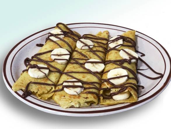 Order Banana Nutella Crepes food online from Judy's Cafe store, Garland on bringmethat.com
