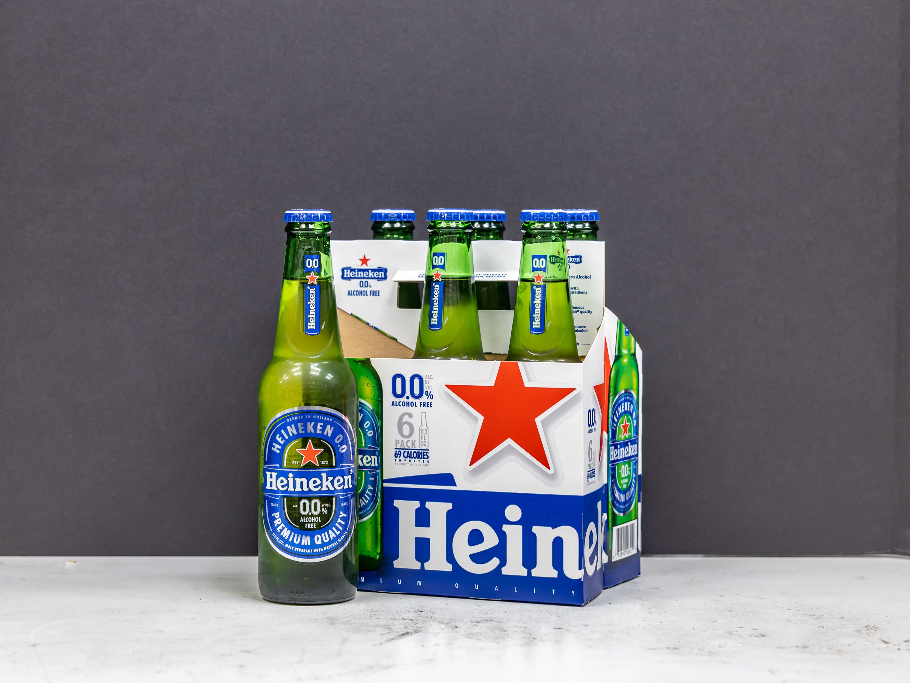 Order Heineken, 6 Pack, 12 oz. Bottle Beer food online from Vic Liquors store, El Monte on bringmethat.com