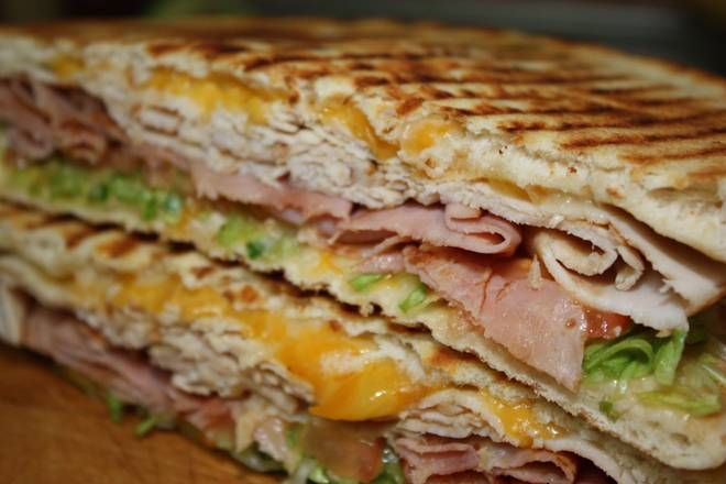 Order Monte Chirsto Panini food online from Natures Juice Bar & Cafe store, Raleigh on bringmethat.com