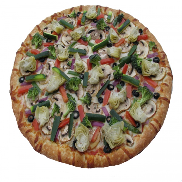 Order #7 Garden Pizza food online from Bona Pizza store, San Jose on bringmethat.com