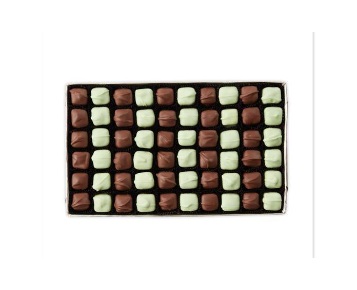 Order 1 lb. Mint Meltaways food online from Fannie May Fine Chocolates store, North Canton on bringmethat.com