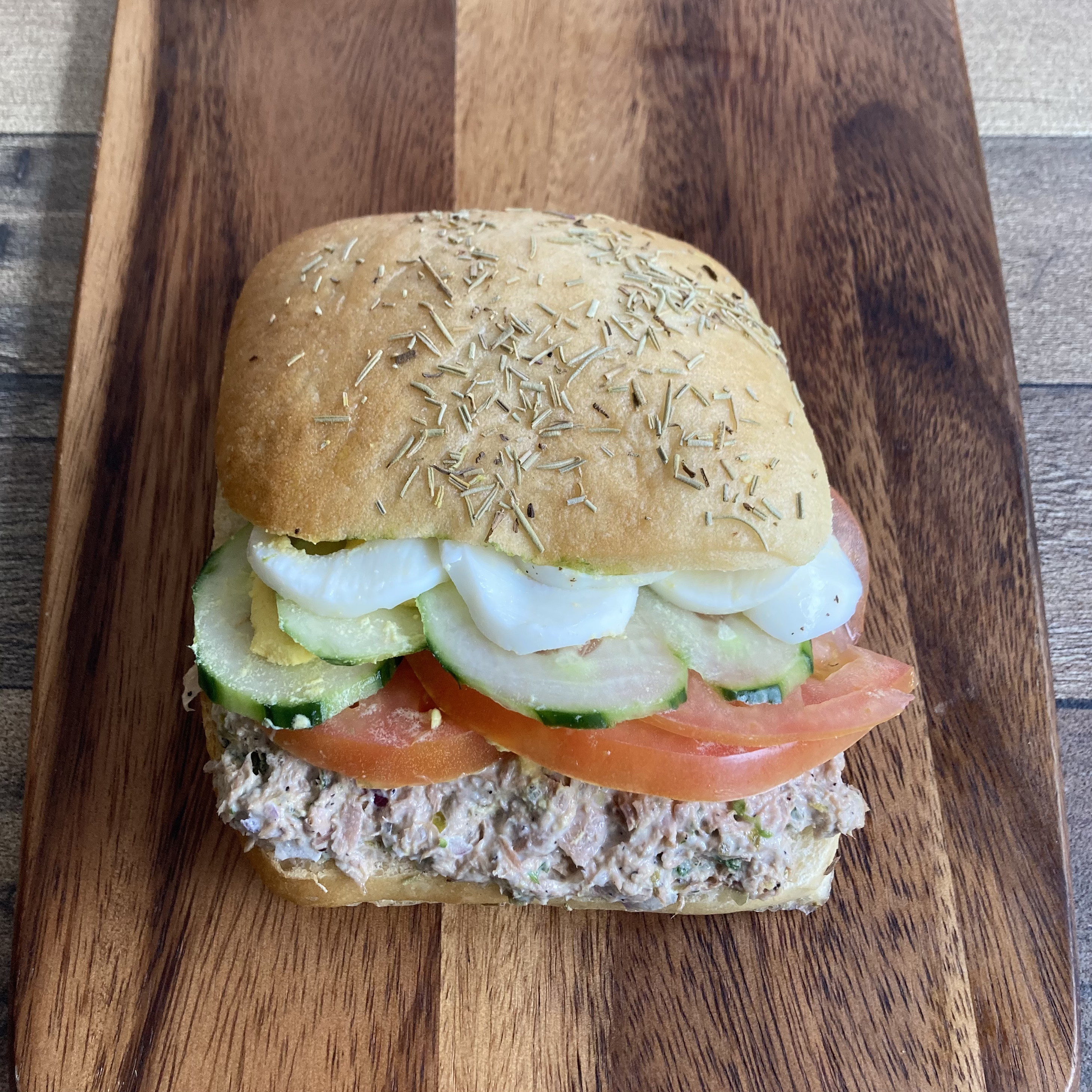 Order Tuna Salad Sandwich food online from B Cup Cafe store, New York on bringmethat.com