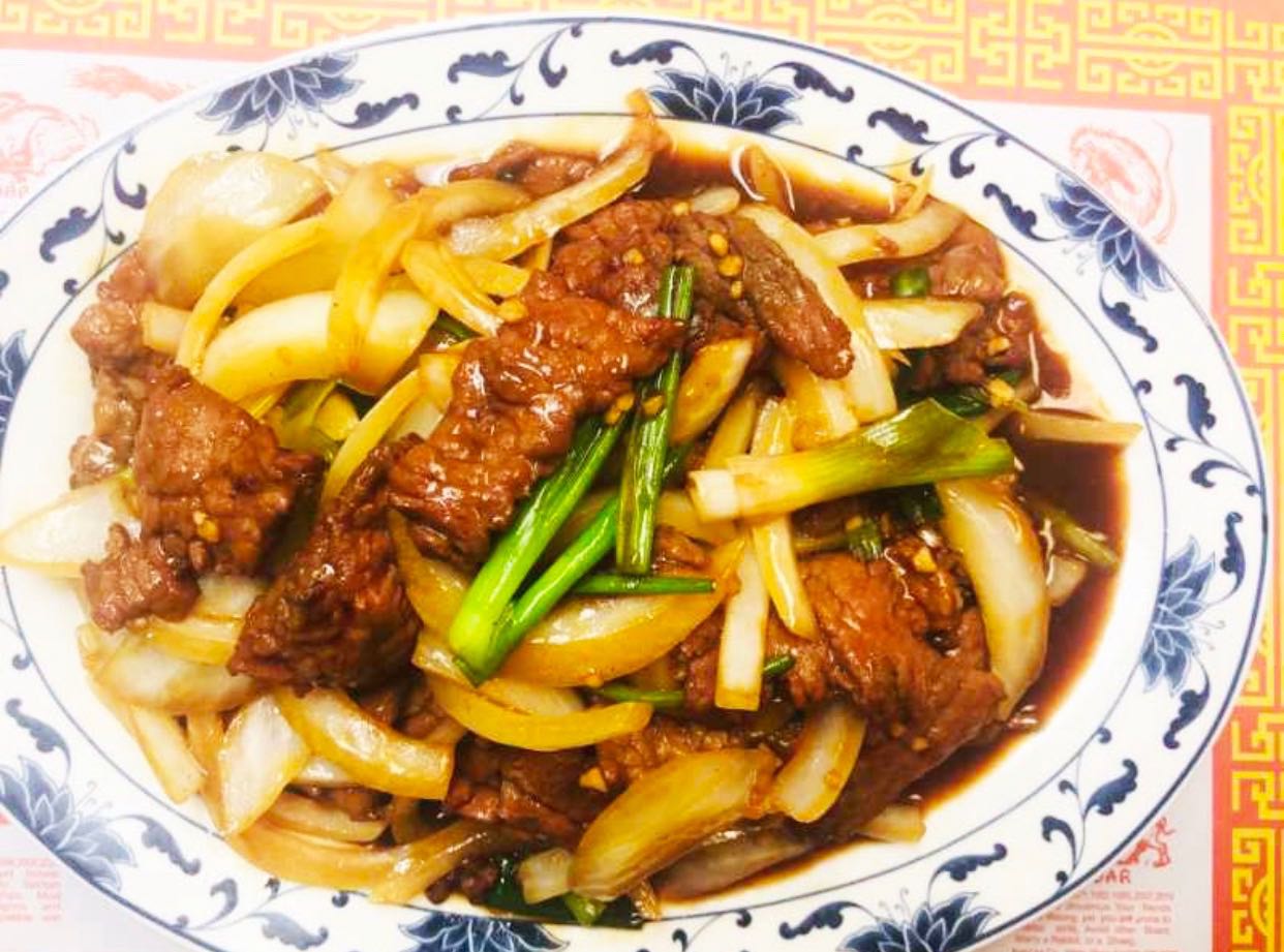 Order B1. Mongolian Beef food online from Sam Cafe store, Houston on bringmethat.com