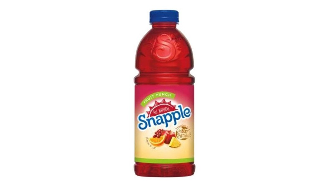 Order Snapple Fruit Punch 16 oz Bottle food online from Country Cousins Liquor & Jr Market store, Sylmar on bringmethat.com