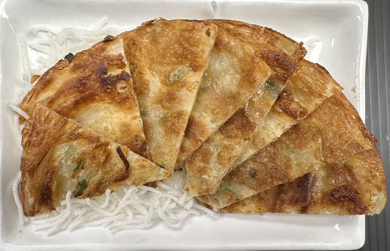 Order Scallion PanCake food online from New Leaf Chinese & Japanese Cuisine store, Philadelphia on bringmethat.com